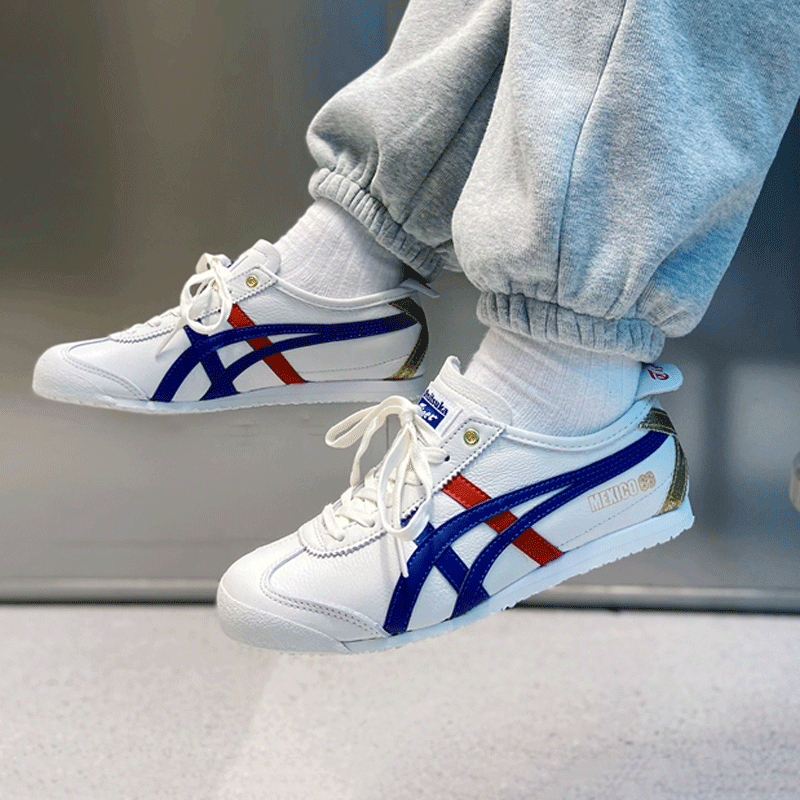 tiger鬼冢虎官方旗舰店休闲鞋男鞋虎牌鞋66情侣款运动鞋女鞋d507l