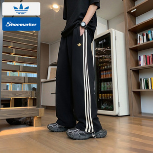 针织长裤 阿迪达斯三叶草男裤 KT0652 运动裤 马年新年款 2025春季 新款