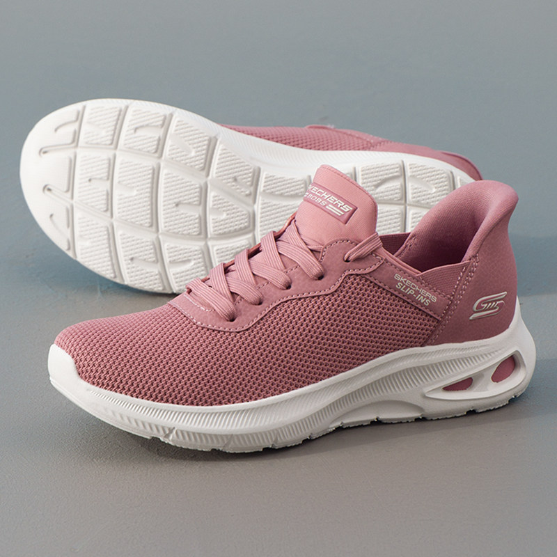 斯凯奇（Skechers）女鞋冬季2025新款穿脱轻便休闲鞋软底妈妈鞋网,运动鞋new,运动休闲鞋,淘宝优惠券,粉丝福利购,淘宝优惠卷