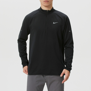 半拉链运动服打底衫 NIKE耐克跑步长袖 新款 2025秋季 HV2708 T恤男装