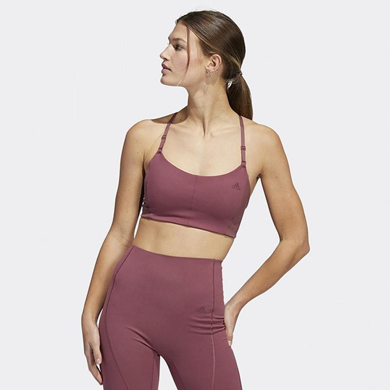 Adidas阿迪达斯官方女装夏季新款运动服健身训练胸衣瑜伽透气文胸