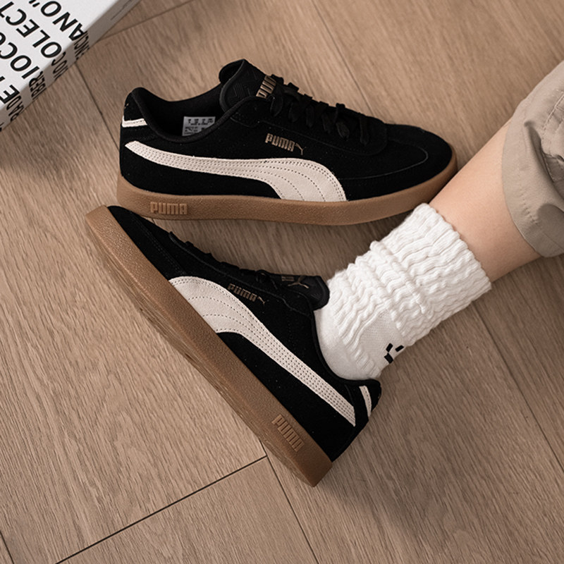 PUMA彪马板鞋冬季新款CLUB男鞋女鞋经典T头鞋休闲运动鞋400717-01,运动鞋new,运动休闲鞋,淘宝优惠券,粉丝福利购,淘宝优惠卷