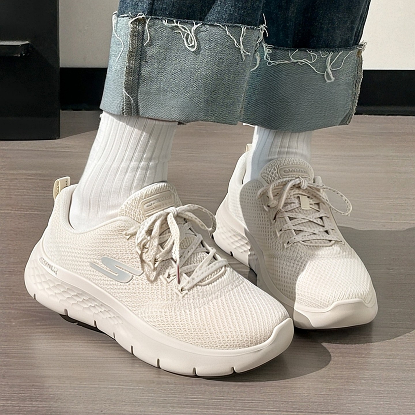 斯凯奇女鞋春季新款运动鞋GO WALK FLEX透气健步鞋耐磨软底跑步鞋,运动鞋new,运动休闲鞋,淘宝优惠券,粉丝福利购,淘宝优惠卷