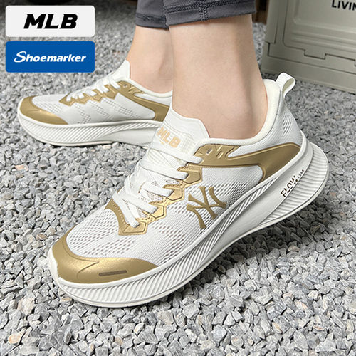 MLB官方旗舰男鞋女鞋春季新款运动鞋网面鞋子NY休闲鞋3ASHATF3N