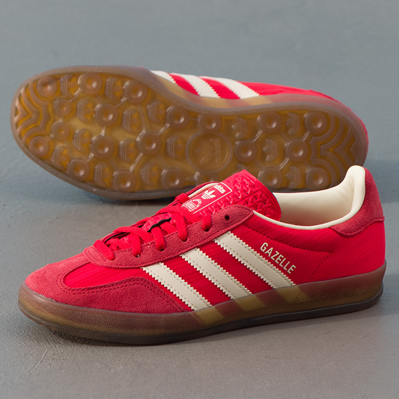 阿迪达斯三叶草红色GAZELLE德训鞋男鞋女鞋新款休闲运动鞋板鞋