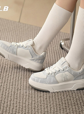 MLB官方男女同款板鞋复古休闲鞋运动学长鞋潮流老花鞋子3ASXS015N