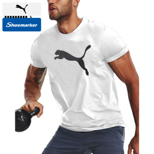 大logo运动T恤白色速干透气半袖 2026春季 685638 男装 Puma彪马短袖