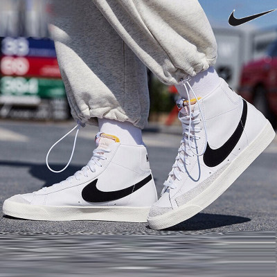 Nike耐克BLAZER 开拓者板鞋男鞋2024新款高帮休闲鞋运动鞋BQ6806