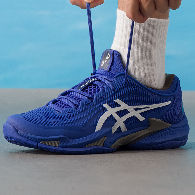 asics亚瑟士网球鞋男鞋COURT FF 3德约科维奇同款运动鞋1041A370