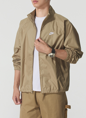 NIKE耐克男子外套春季新款Club经典全长拉链开襟夹克HV1140-297