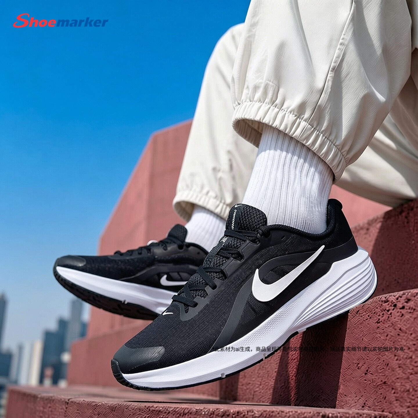 NIKE运动鞋男款2026夏季新款男鞋网面透气跑步鞋耐克正品休闲鞋图片