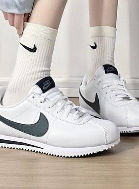 耐克NIKE女鞋 CORTEZ 秋季大童生活鞋缓震透气休闲鞋运动鞋华夫鞋