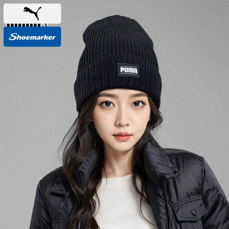 PUMA彪马官网针织帽男女帽2026新款运动骑行毛线帽保暖冷帽024038