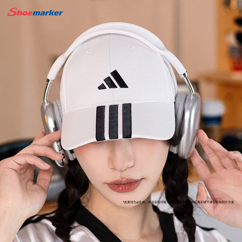 Adidas阿迪达斯棒球帽2026秋季新款帽子硬顶鸭舌帽女款透气运动帽图片