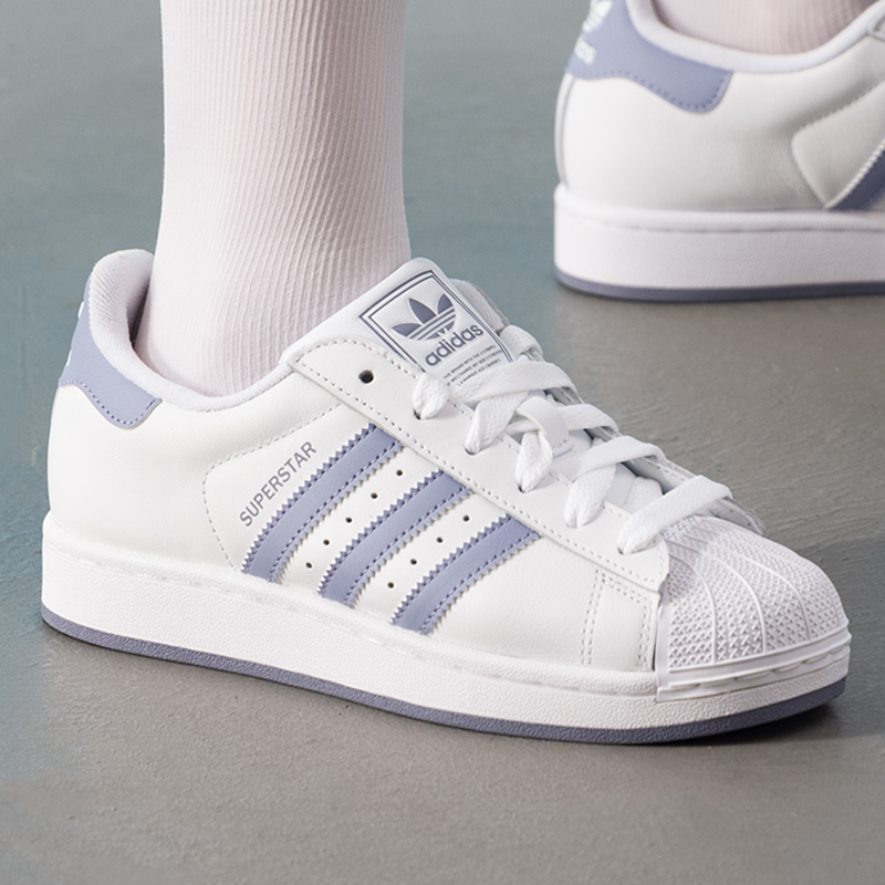 阿迪达斯三叶草男女鞋2025秋季新款贝壳头板鞋低帮休闲鞋运动鞋