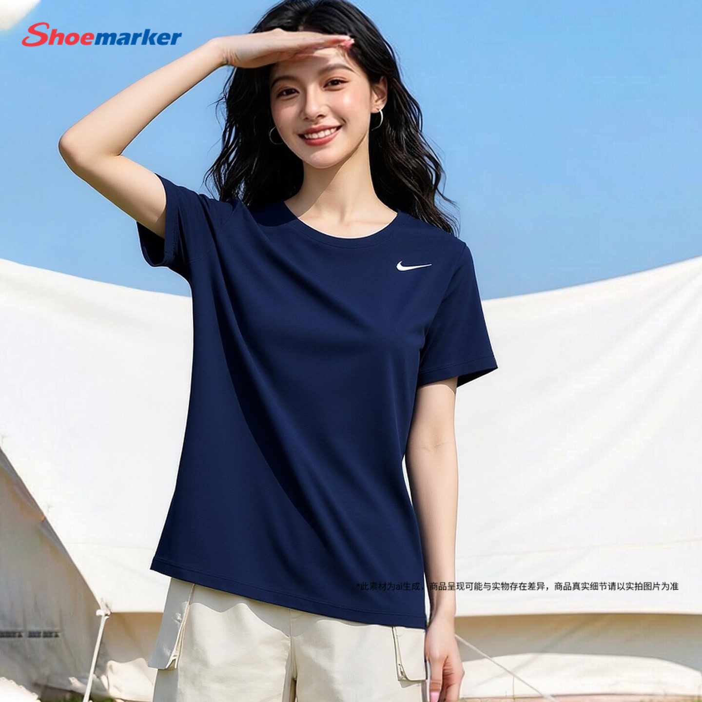 Nike耐克女短袖速干运动T恤图片