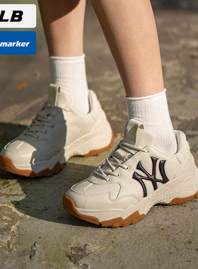 MLB官方NY大标老爹鞋男鞋女鞋2025新款运动鞋厚底休闲鞋3ASHBWS4N