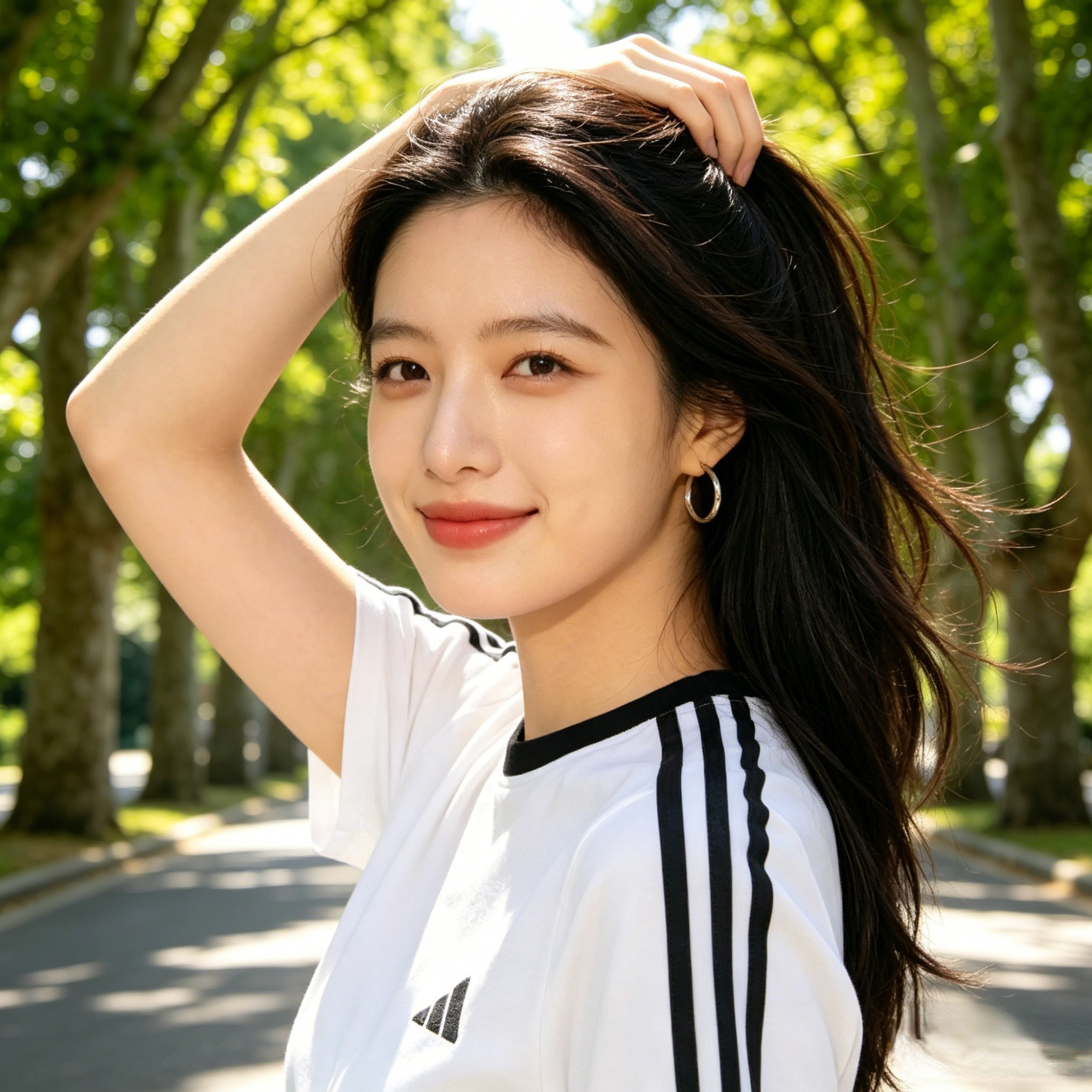 adidas阿迪达斯女装短袖2026夏季运动服半截袖休闲圆领半截袖T恤