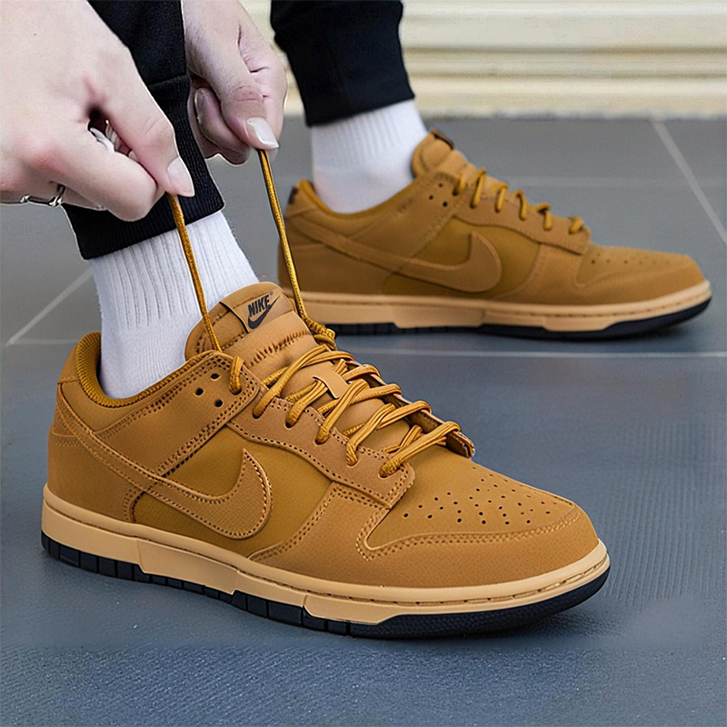 耐克官方正品小麦色板鞋