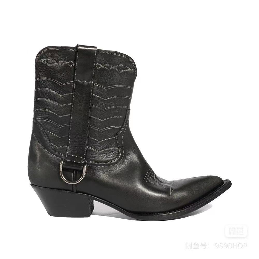 thumbnail for Tail) Ultra-limited ERD "Cut Horse Boots" Western-style pointed boots Chelsea boots