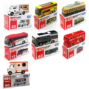 多美卡双层巴士大客车电车绝版收藏金属合金车模小车儿童玩具汽车