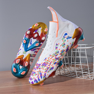 猎鹰梅西刺客毒蜂足球鞋 X20.1男女AG碎钉长钉高帮青少年中小学生