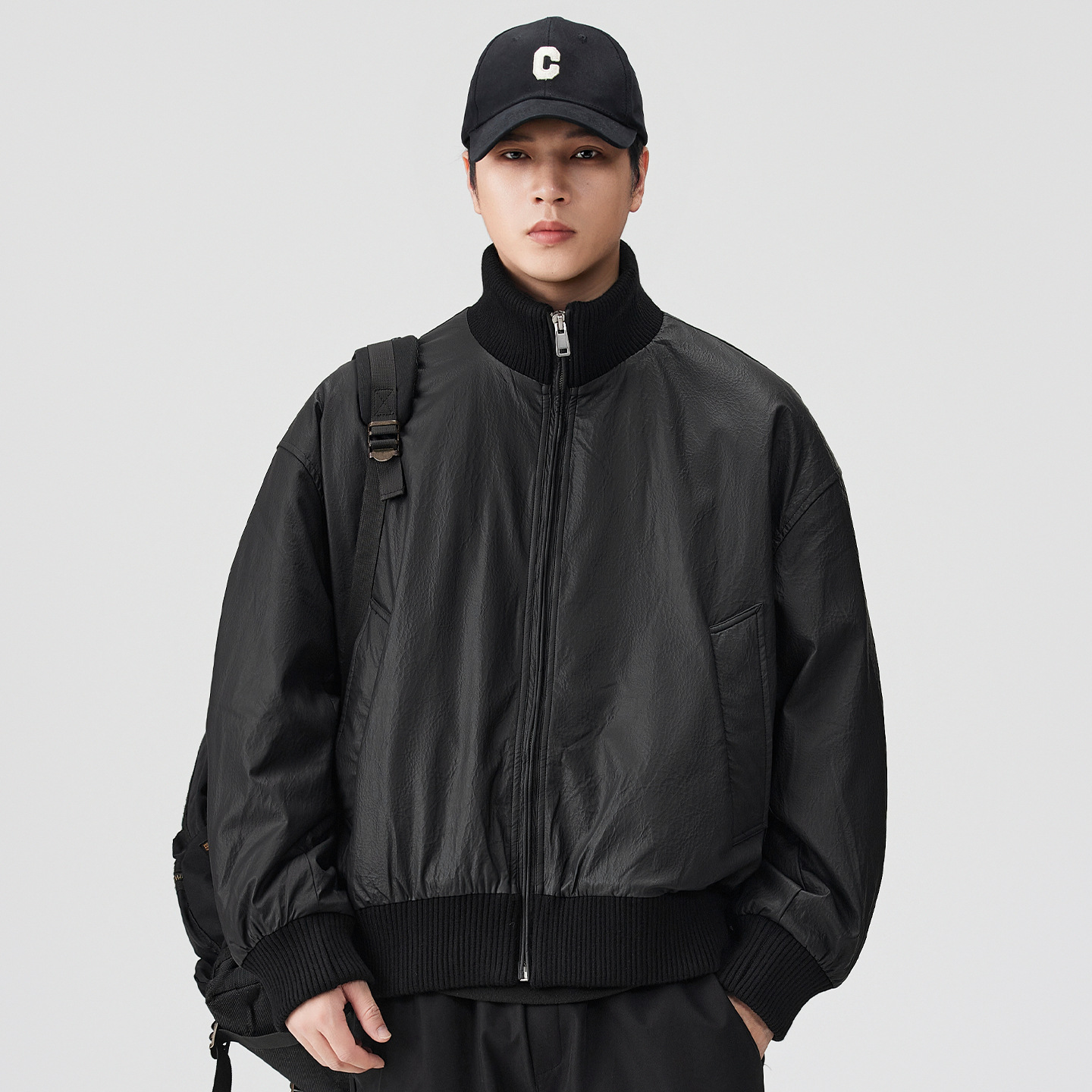 立领短款羽绒服男冬季新款