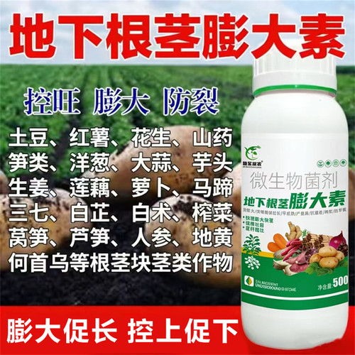 地下根茎膨大素增产叶面肥控旺肥