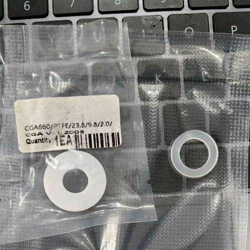 PCTFE PTFE钢瓶接头垫片CGA660 CGA330 CGA320 CGA180 CGA170  BS