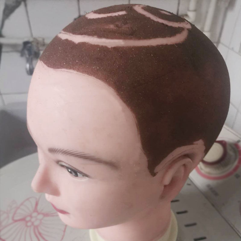 雕刻头模刻字模特假人头绘画美发儿童理发店专用练习仿真教习头模