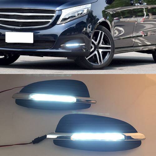 适用于奔驰16-19款V260L日间行车灯V250日行灯LED前雾灯转向