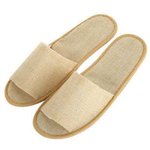 【10双装】一次性拖鞋待客拖鞋珊瑚绒宾馆防滑定制家用室内酒店