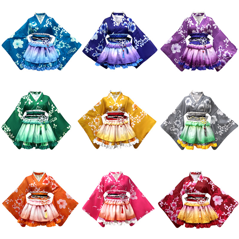 全员lovelive夏祭浴衣 觉醒真姬海未果果和服出口日本 极乐净土宅