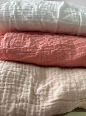 特价全棉双层纱布头diy宝宝睡衣