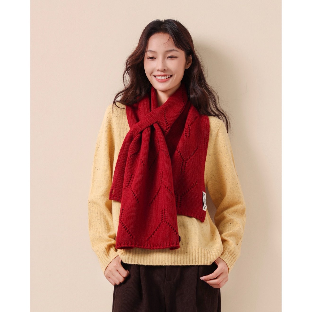 Carrier 韩国代购50%绵羊毛镂空纽扣披肩围脖两用多功能外搭围巾,服饰配件/皮带/帽子/围巾,围巾/丝巾/披肩,淘宝优惠券,粉丝福利购,淘宝优惠卷