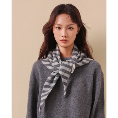 Carrier 店主推荐～韩国100%绵羊毛披肩女春秋外搭休闲保暖三角巾