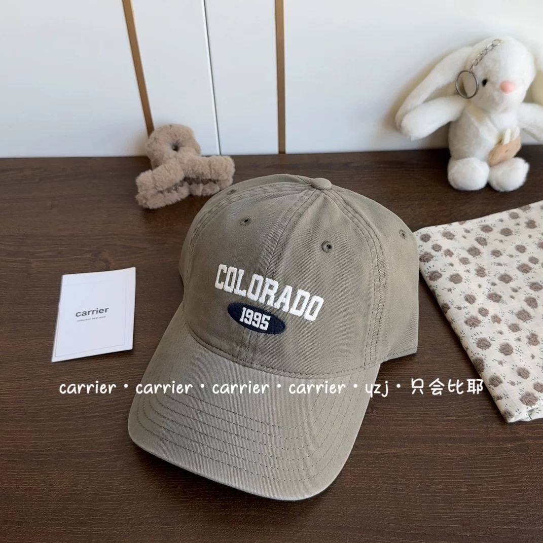 Carrier 韩国Colorado小众设计师款纯棉棒球帽显白遮阳男女帽子