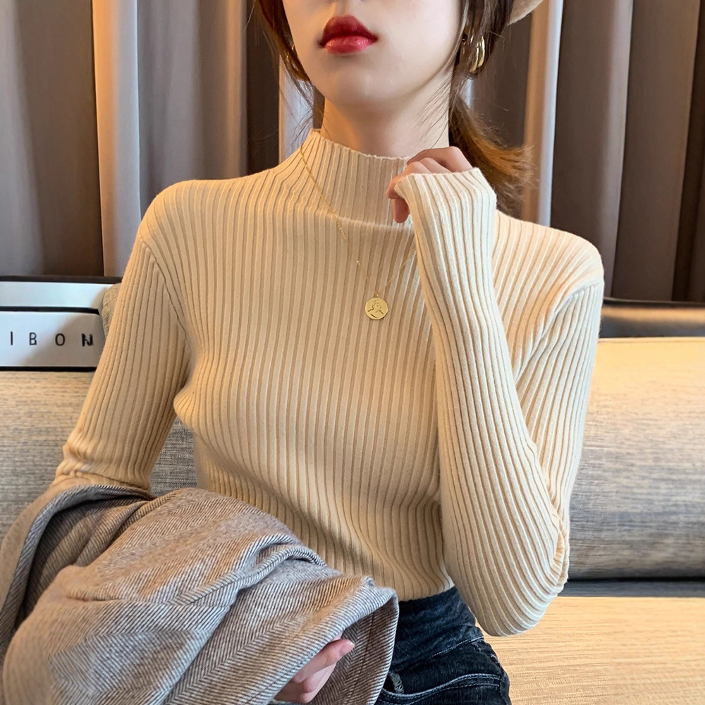 2025女装早秋季新款木耳边v领针织小开衫纯色百搭小外套毛衣春潮