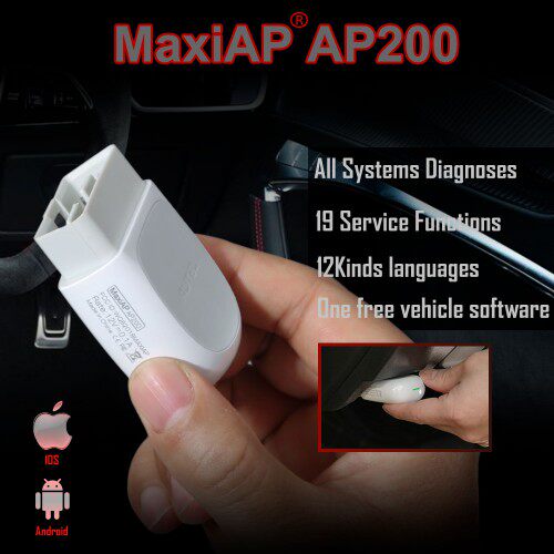 AUTEL MAXIAP AP200 블루투스 OBD2 코드 리더 차량 감지기