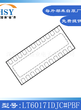 LT6017IDJC#PBF 精密运算放大器四路通道高精度低功率DFN-22芯片