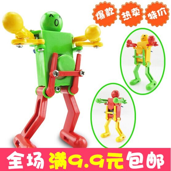 发条机器人创意上链跳舞会动的小人卡通儿童宝宝上弦男孩益智玩具