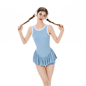 AYSTUDIO泳衣女2025新款 性感辣妹保守显瘦遮肉度假泡温泉 连体裙式