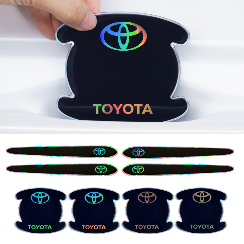 适用丰田凯美瑞卡罗拉威兰达RAV4荣放门碗保护膜车门把手贴防护贴