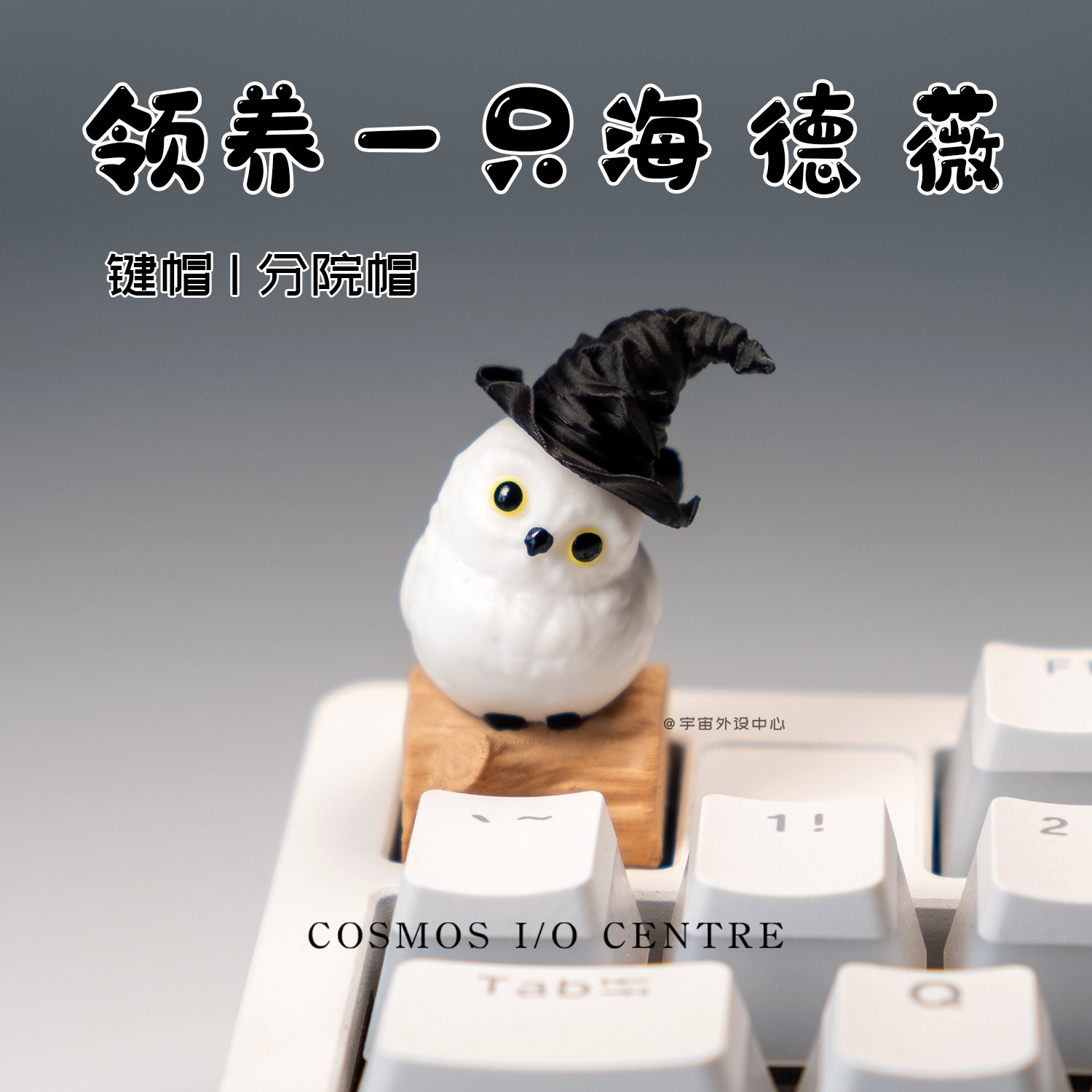 领养一只海德薇手工哈利波特键帽