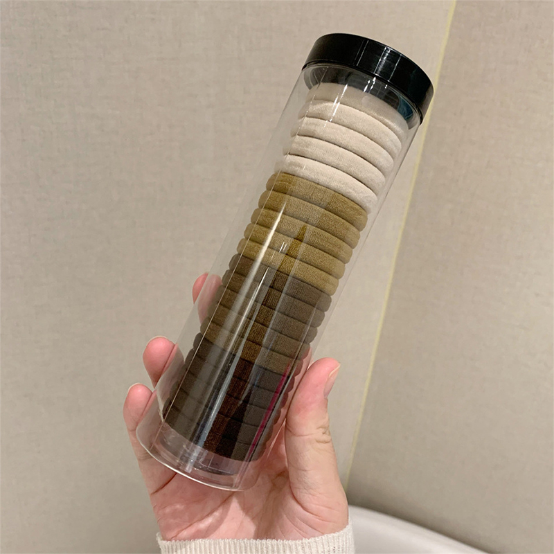 20根超值罐装无缝耐用高弹力头绳