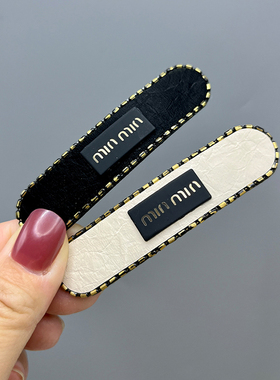 复古发夹女高级感精致发卡碎发刘海夹头饰min侧边夹子后脑勺BB夹