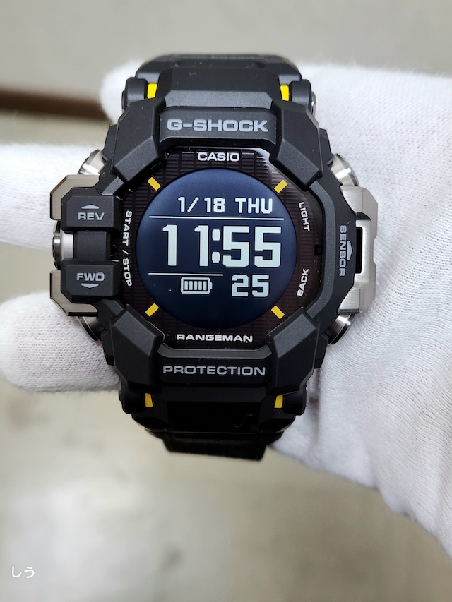 卡西欧G-SHOCK三代猫人太阳能蓝牙GPS心率手表男GPR-H1000-1/9-封面