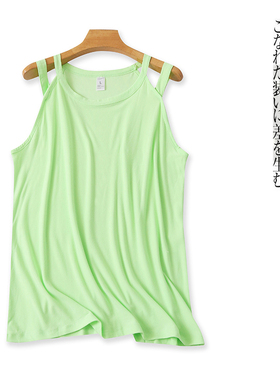 露肩背心  夏季新款外贸女装圆领套头纯色弹力内搭外穿背心29035