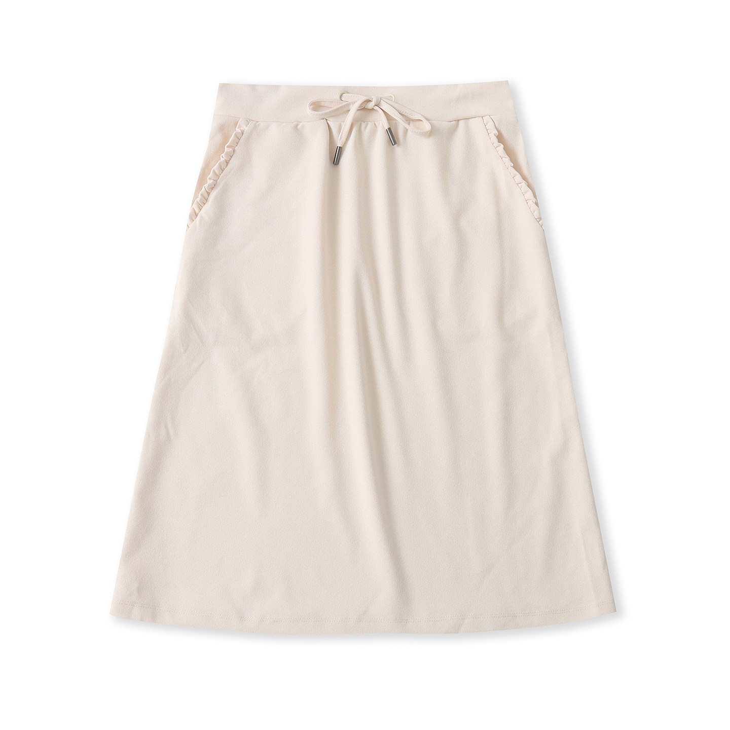 花边半身裙  夏季新款外贸女半松紧腰双口袋包臀一步裙大码33190