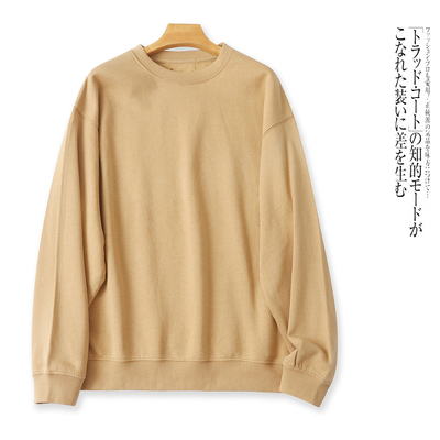 日单棉混纺加绒卫衣 男女款 秋冬新款外贸圆领套头长袖大码32312